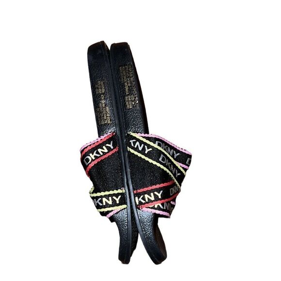 DKNY Kid Textile Multicolored Slides Size 3 - Picture 4 of 5